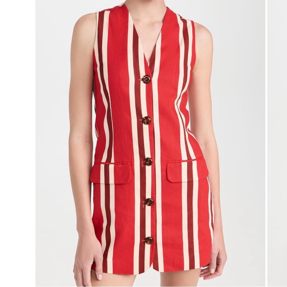 SIMONMILLER Carob Linen Mini Dress